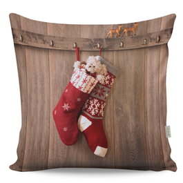 Aberto Design Cojín Multicolor 43 x 43 cm con Relleno de Silicona